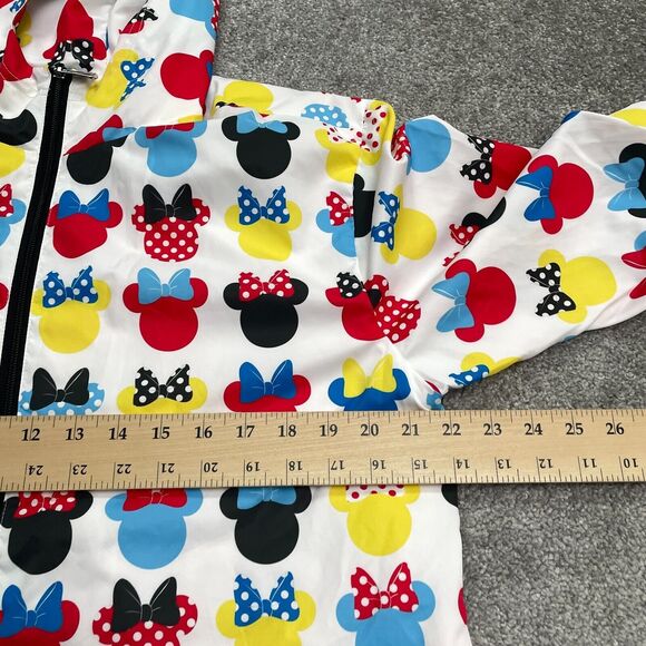 Bibbidi Bobbidi Bling Mickey Minnie Mouse Hoodie Windbreaker Jacket Mens Medium - Picture 8 of 12